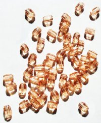 50 7x5mm Faceted Rosaline Oval Beads